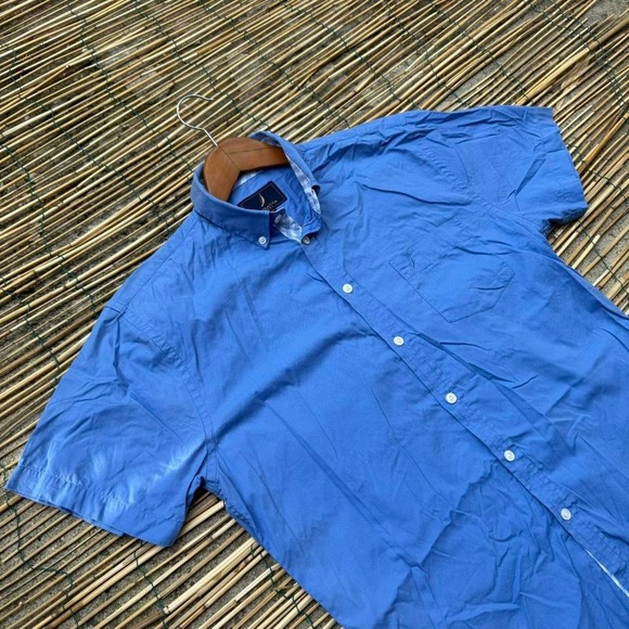 Regatta Sport Size Medium Blue Short Sleeve Shirt - Picture 1 of 8